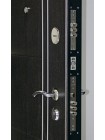 Входная металлическая дверь Дверной Континент Тепло-Люкс 3К (Дуб беленый)
