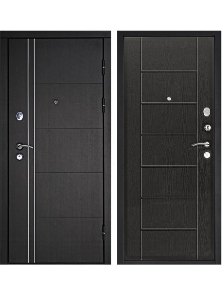 Входная металлическая дверь Дверной Континент Тепло-Люкс 3К (Венге)
