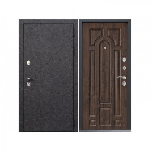Входная дверь Command Doors Geometria 17.02 Темный Дуб