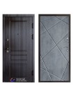 Входная дверь Орегон венге Лучи бетон темный