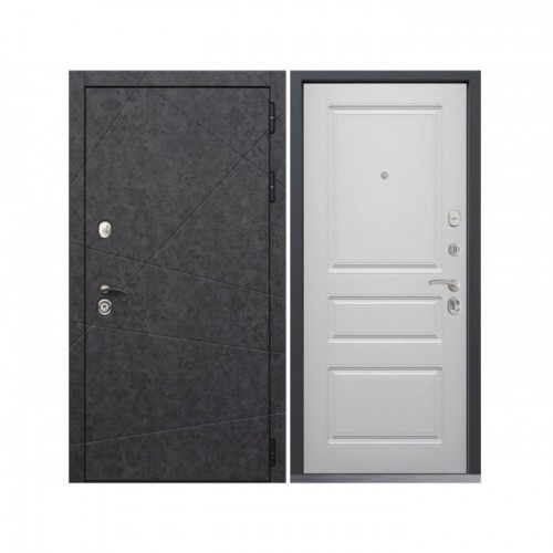 Входная дверь Command Doors Geometria 02 Белый Матовый