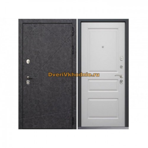 Входная дверь Command Doors Geometria 02 Белый Матовый
