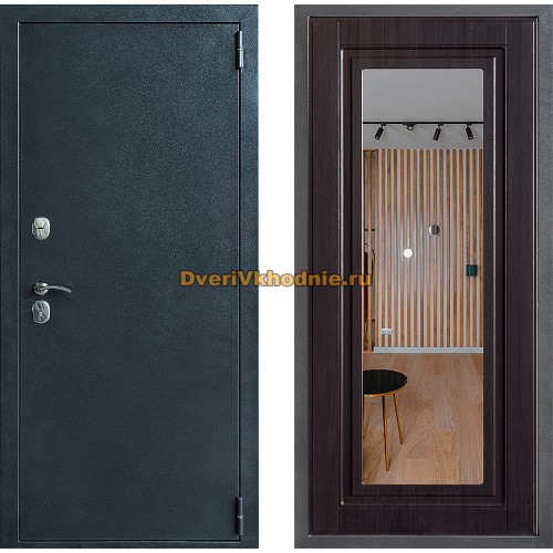 Дверь Дверной континент ДК-70 Дизайн ФЛЗ Зеркало Венге