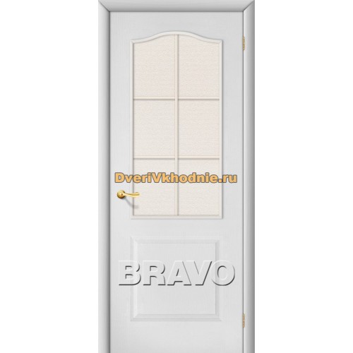 Межкомнатная дверь Палитра, Л-23 (Белый)