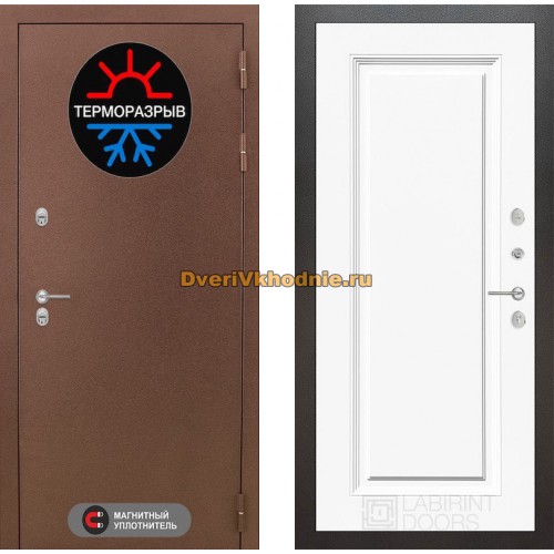Дверь Лабиринт (LABIRINT) Термо Магнит 27 Белый (RAL-9003)