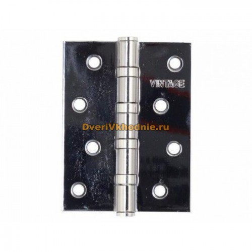 Дверные петли Vantage, хром, (4BB-CP 100*75*2,5)