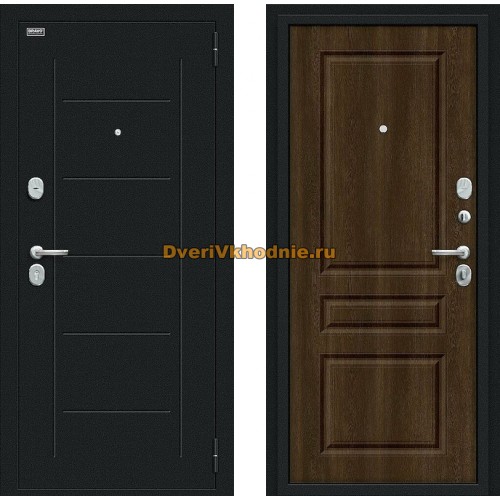 Дверь Bravo Пик Букле черное/Dark Barnwood