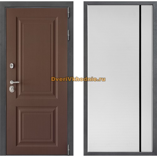 Дверь Дверной континент ДК-3/729 ФЛ-757 Черное Стекло Софт милк