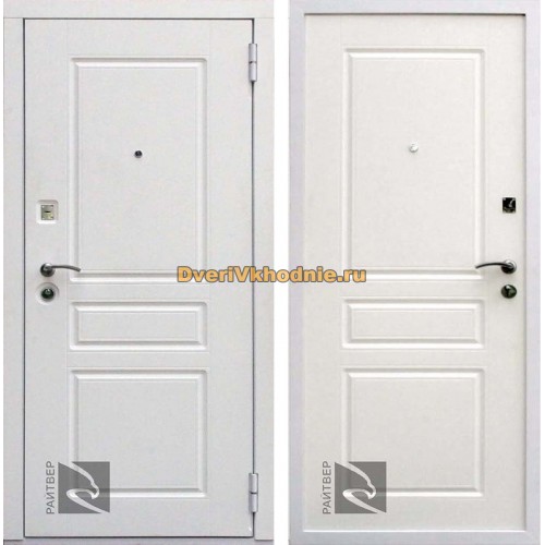 Входная металлическая дверь Райтвер Х4 (Белый матовый / Белый матовый)