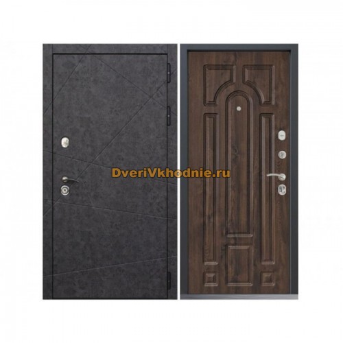 Входная дверь Command Doors Geometria 17.02 Темный Дуб