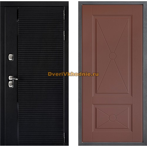 Дверь Дверной континент ДК-1 ФЛ-617 Ясень шоколадный