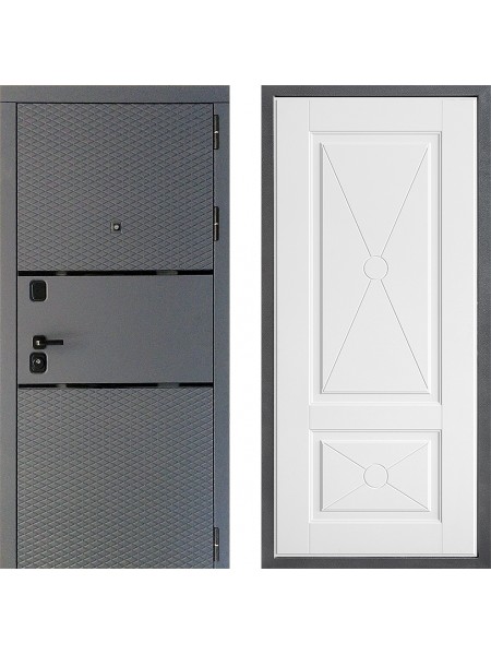 Дверь Дверной континент Диамант Дизайн ФЛ-617 Софт милк