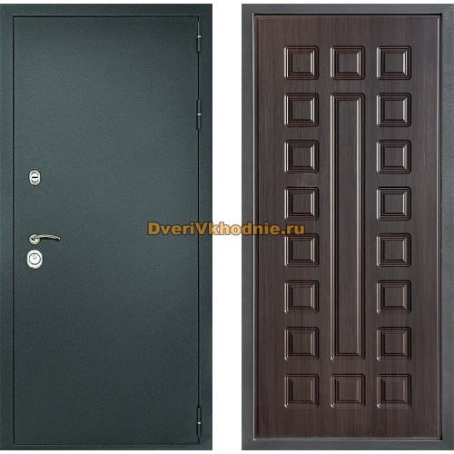 Дверь Дверной континент Рубикон Серебро Дизайн ФЛ-183 Венге