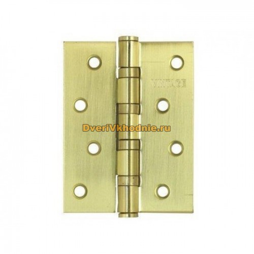Дверные петли Vantage, матовое золото, (4BB-SB 100*75*2,5)