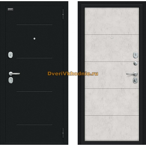 Дверь Bravo Граффити-1 Букле черное/Look Art