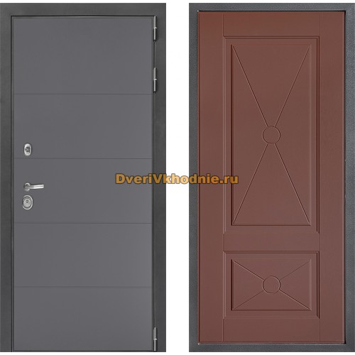 Дверь Дверной континент ДК-3/649 ФЛ-617 Ясень шоколадный