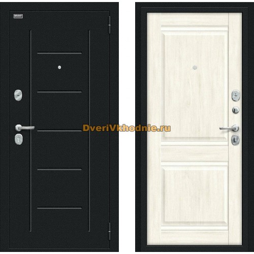 Дверь Bravo Некст Kale Букле черное/Nordic Oak