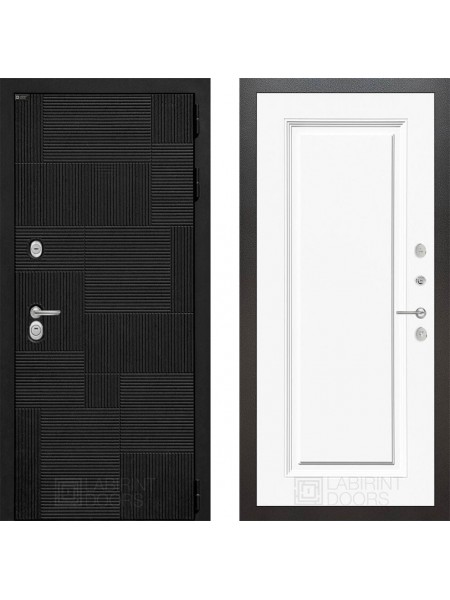 Дверь Лабиринт (LABIRINT) Pazl 27 Белый (RAL-9003)