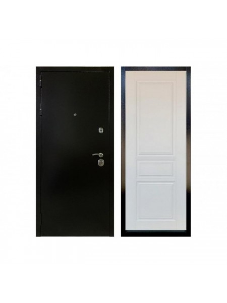 Входная дверь Атлант, 4 контура, белый софт
