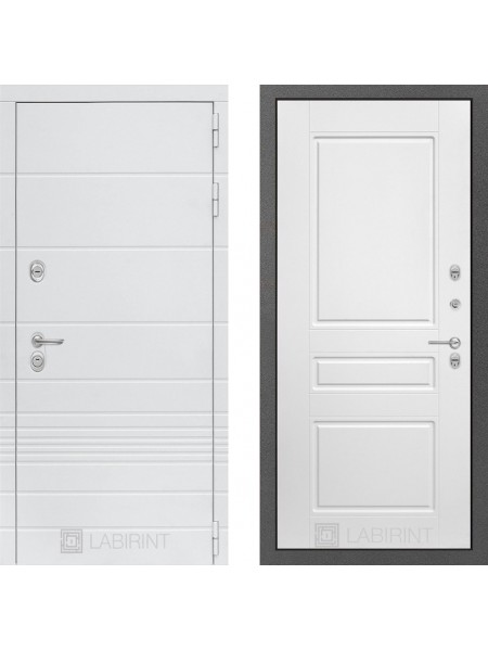 Дверь Лабиринт (LABIRINT) Трендо 03 Белый софт
